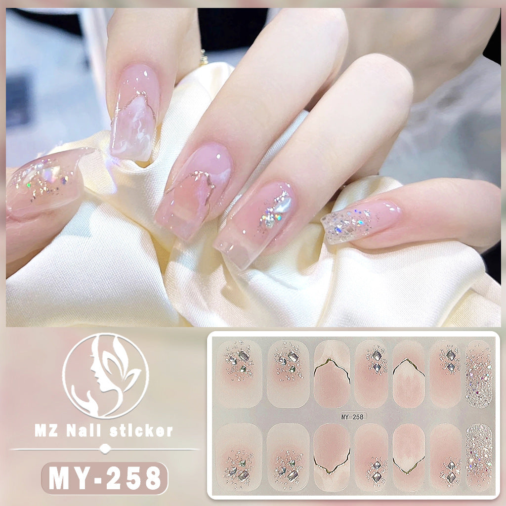 Wholesale MY Butterfly Baking Free Gel 5D Waterproof Diamond Like Nail Polish Stickers